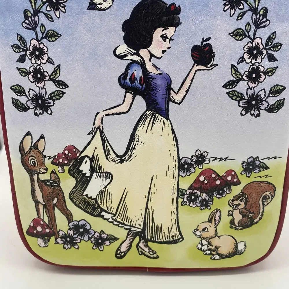 Disney Her Universe Snow White and the Seven Dwarves Red White Mini Backpack